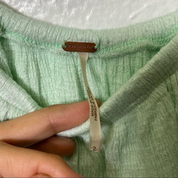 Free People Cora Lee Top Sea Foam Combo Small - Picture 8 of 8